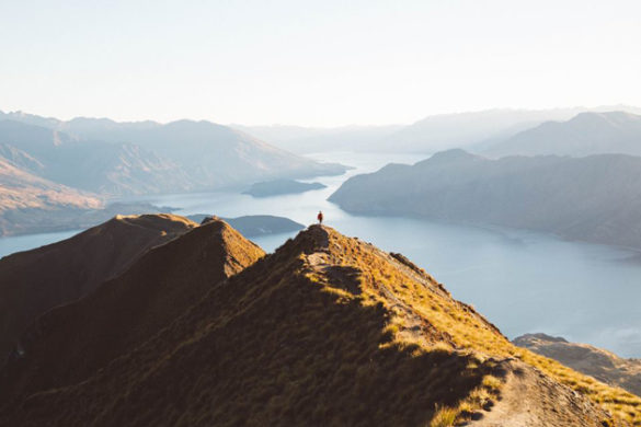 "A photograph taken on top of Roy's Peak in Wanaka, New Zealand" by Nia Warren