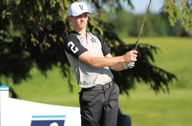 The Commodores’ bid for their first-ever national championship fell one match short, with the men's golf team dropping a 3-2 decision to defending national champion Oregon in the NCAA Semifinals at the Rich Harvest Farms in Sugar Grove, Illinois.