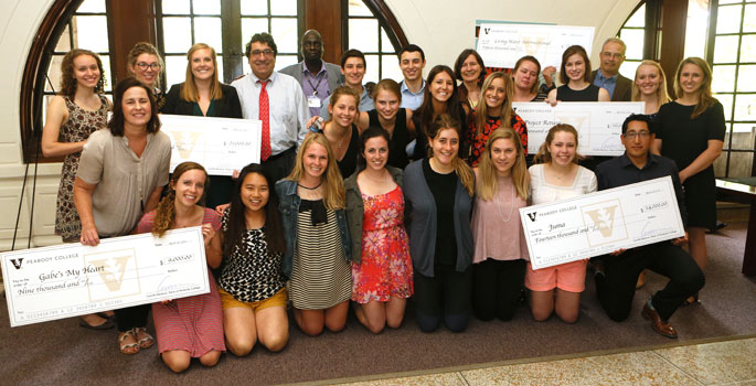 Nearly 30 Vanderbilt University students took part in Philanthropy and Social Problem Solving, a course offered by Vanderbilt’s Peabody College of education and human development as part of its human and organizational development (HOD) major.