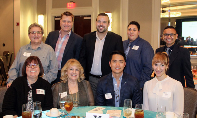 Top row, l-r: Linda Welch, Scotty Glasgow, Chris Purcell, Roberta Robison and Gilbert Gonzales. Bottom row, l-r: Deb Grant, Christie St. John, Johnny Lai and Kaitlin Parker. Not pictured: Dr. George Hill.