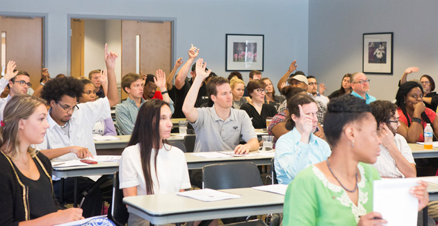 The Human Resources Learning and Organizational Development team conducts planned workshops to help increase employees’ effectiveness at work in a number of areas. (Vanderbilt University)