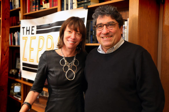 Janette Sadik-Khan and Chancellor Nicholas S. Zeppos. (Vanderbilt University)