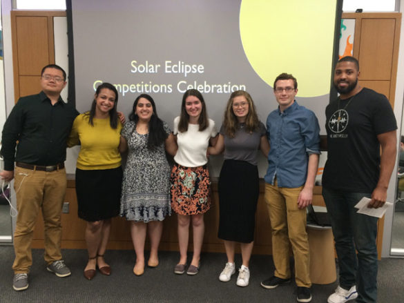 Winners of the Solar Eclipse Competitions Celebration. (Vanderbilt University)