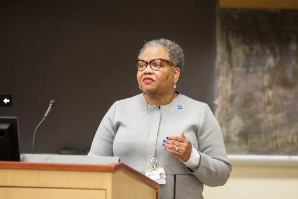 Arie Nettles, associate professor of clinical pediatrics and director of the Office of Inclusion and Health Equity at the Monroe Carell Jr. Children’s Hospital at Vanderbilt (Susan Urmy/Vanderbilt)