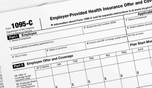 Verify that names and Social Security numbers are correct for Form 1095