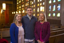 Hazelton Family shots of the family along with their scholarship recipient for a story that will go out in Vanderbilt Magazine and the Divinity School's e-newsletter. (Copyright Vanderbilt University / Daniel Dubois)