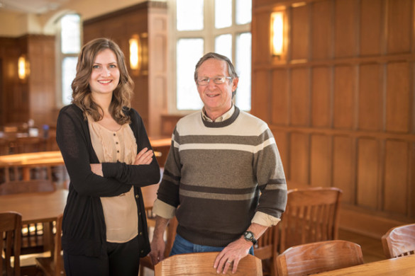 Katie Horneffer (left) and Marshall Eakin