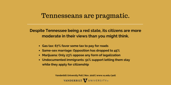 stats showing how tennesseans are moderate
