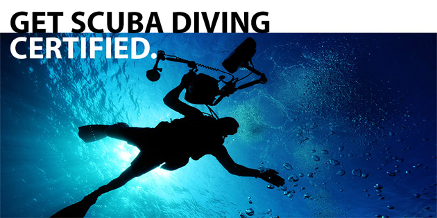 Get your scuba certification at the Recreation and Wellness Center