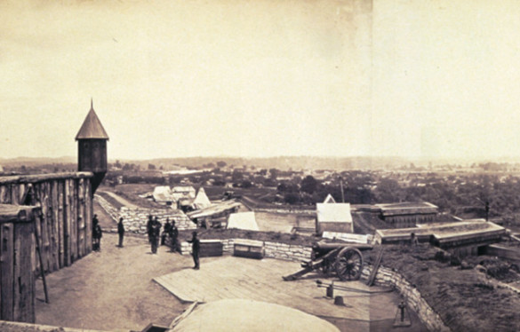 Fort Negley, December 1864. Photo by Jacob Coonley (Library of Congress)