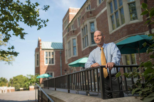 Dean Mark Wallace at Alumni Hall, home of the Graduate School. (John Russell/Vanderbilt)