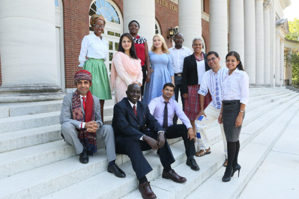 Vanderbilt Peabody College's Humphrey Fellows 2016-17 cohort (Anne Rayner/Vanderbilt)