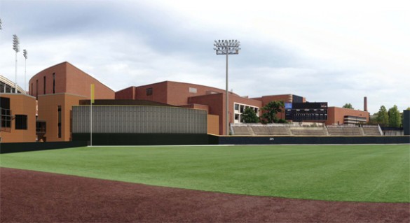 A rendering of Hawkins Field. (Gilbert McLaughlin Casella Architects)