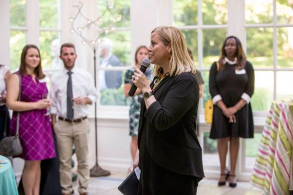 Nashville Mayor Megan Barry thanked MNPS Blue Ribbon Teachers for their exemplary work. (Vanderbilt University)