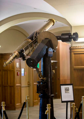 The Altazimuth Telescope, one of the instruments purchased for first observatory on campus.