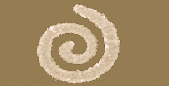 thick gold spiral