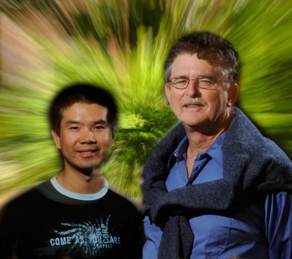 Chiu Man Ho (left) and Tom Weiler.