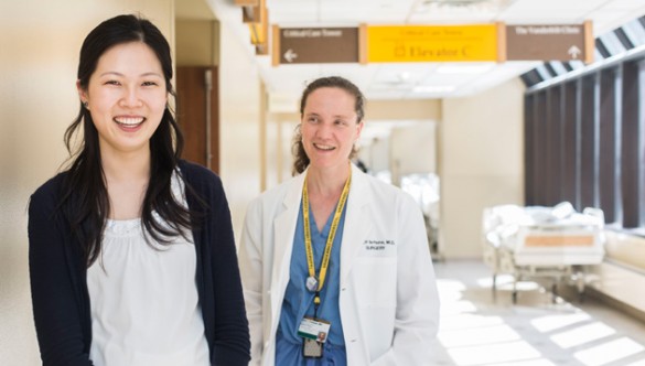 Simeng Miao (left) and Dr. Kyla Terhune