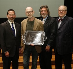 Tim Warnock, BA’84, Jim Lovensheimer, Mark Wait and Jim Harris.