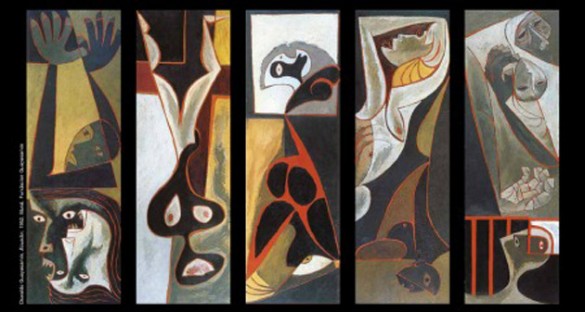 A reproduction of Oswaldo Guayasamín's mural "Ecuador" will be made interactive for an exhibit opening Nov. 14 at the Sarratt Center Promenade.