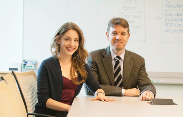 Molly Jackman and Saul Jackman, assistant professors of political science