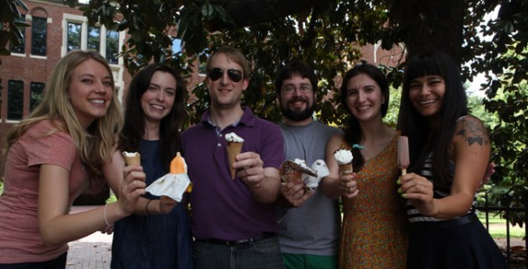 Faculty and staff enjoyed ice cream and other frozen treats and the opportunity to connect with their co-workers during Vandy Chills on Aug. 8.