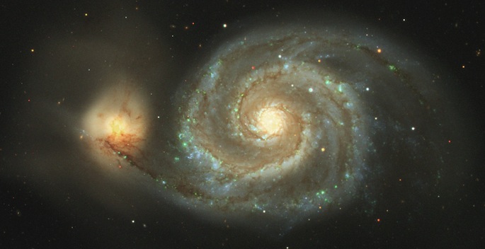 Swirling galaxy