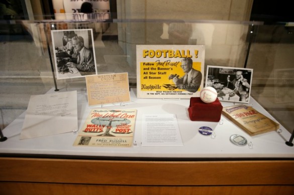Photo of Fred Russell memorabilia