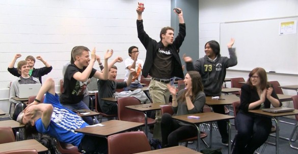 Students celebrate