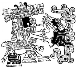 Tlaloc with child