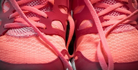 pink sneakers