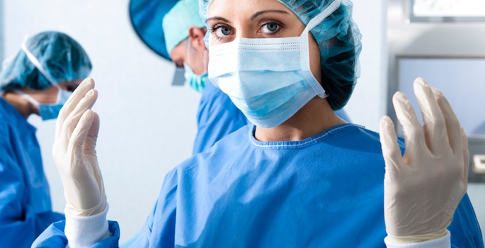 female surgeon