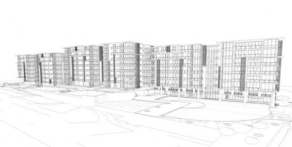 apartment block blueprint