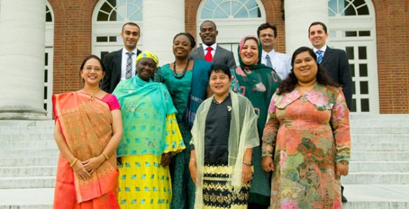 The 2012-13 Hubert H. Humphrey Fellows at Vanderbilt. (Vanderbilt University)