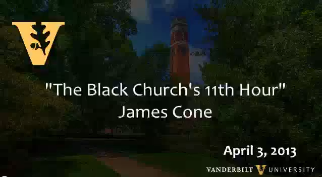 James Cone title card