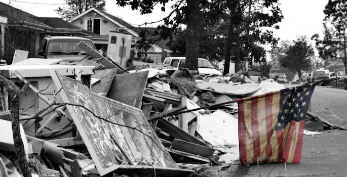 Chalmette, La., after being hit by Hurricane Katrina (Pattie Steib/iStock)