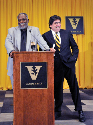 Zeppos appointed David Williams II vice chancellor for athletics and university affairs and athletics director in July 2012. (Joe Howell/Vanderbilt)