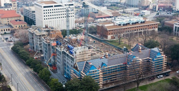 (Photo by Aerial Innovations of Tennessee. Courtesy of Brasfield & Gorrie/Vanderbilt)