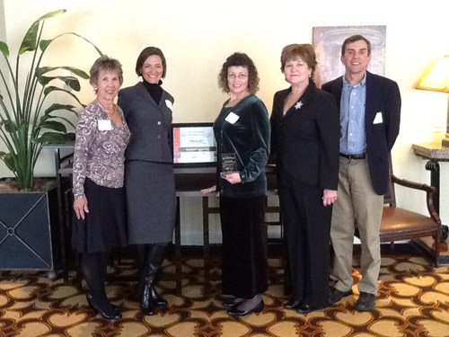 Health Plus staff receive the "Nashville Business Journal's" Healthiest Employer award. (Vanderbilt University)