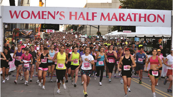 (image courtesy of Lady Speed Stick Women's Half-Marathon)
