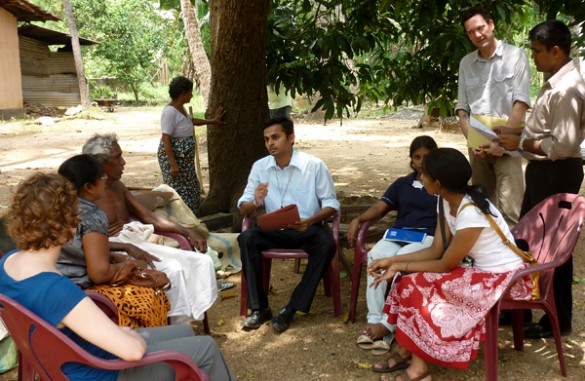 VIEE research team members in Sri Lanka