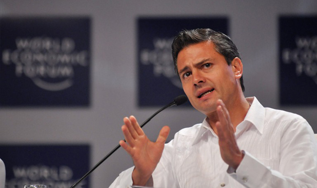 Mexican presidential candidate Enrique Pena Nieto. (Edgar Alberto Dominguez Catana/World Economic Forum)