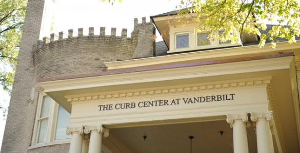 Curb Center sign on building