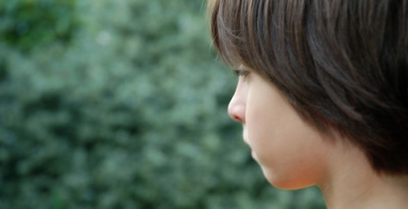 boy in profile