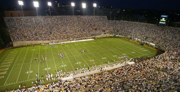 Vanderbilt Commodores Football Seating Chart