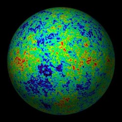 Cosmic microwave map