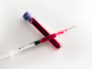 Blood syringe/vial