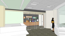 Architect's rendering of new political science department