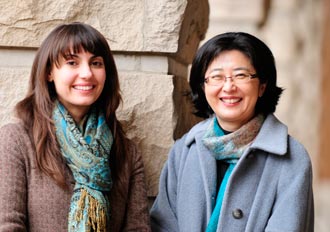 Katy Thakkar and Sohee Park (Mary Donaldson/Vanderbilt University)