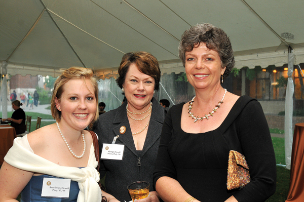 Anne Louise Sewell, BS’07, MEd’09; Georgia Sewell; and Dean Camilla Benbow